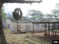 This government high school in Fontem, in southwestern Cameroon, was torched during unrest in January 2018. (M. Kindzeka/VOA)