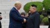သမ္မတ Trump နဲ့ Kim Jong Un တောင်- မြောက် ကိုရီးယားနယ်စပ်မှာတွေ့
