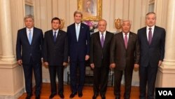 中亞五國外長8月3日齊聚華盛頓與美國國務卿約翰克里會晤。