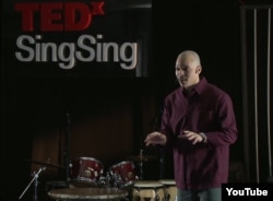 Kenyatta's TEDx talk from Sing Sing, in December 2014, was called "Connecting Through Art."