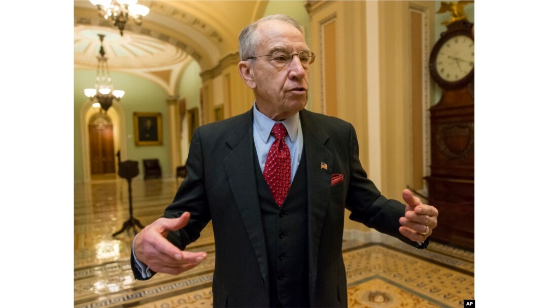 Sen. Chuck Grassley, R-Iowa, chairman of the Senate Judiciary Committee, is leaving open the possibility of holding a hearing for President Barack Obama's choice to fill a Supreme Court vacancy.