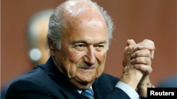 FIFA TIMELINE - Blatter wins re-election, 2015