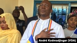 Dr Succès Masra, président du parti les Transformateurs au Tchad, le 5 mars 2021.