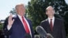 El presidente Donald Trump dijo a periodistas el viernes 12 de julio de 2019 que Alexander Acosta presentó su renuncia, pero indicó que había hecho un buen trabajo.