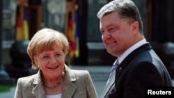 Nemačka kancelarka i ukrajinski predsednik danas u Kijevu 