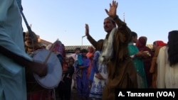 Legend says the daily ritual of beating large drums at sunset and dancing to the beat has been going on for 700 years in Sindh, Pakistan.
