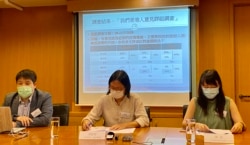 香港民意研究所7月24日公布最新民意调查显示，64%受访者认为，新一波武汉肺炎疫情大爆发，是港府入境豁免检疫政策失误所致。 (美国之音汤惠芸)