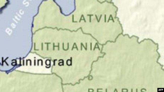 Kaliningrad nằm lọt thỏm giữa Litva và Ba Lanu