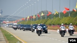 တ႐ုတ္သမၼတ ေနျပည္ေတာ္ေရာက္ရွိ
