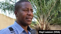 Professeur David Dosseh, Lomé, le 31 juillet 2017. (VOA/Kayi Lawson)