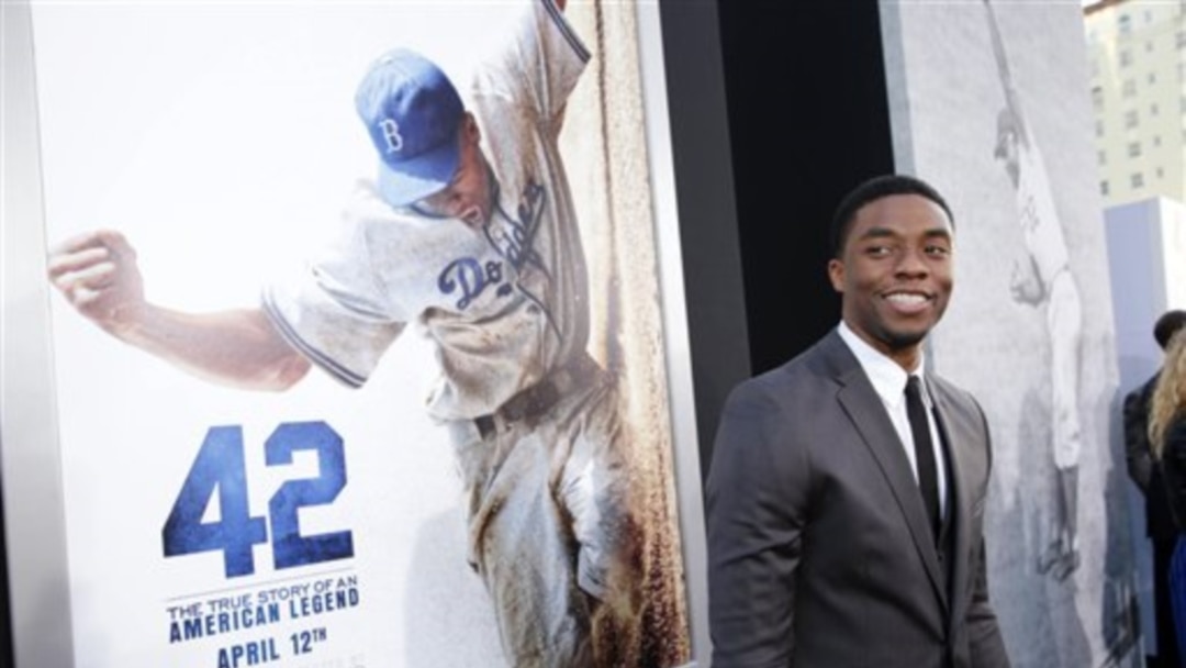 42 Star Chadwick Boseman on Playing Jackie Robinson, Copying His