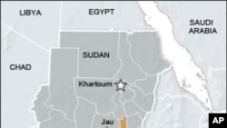 Bản đồ 2 nước Sudan và Nam Sudan