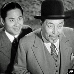 银幕上的陈查理和长子