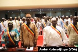 Les députés à l'Assemblée nationale de N'Djamena, Tchad, le 19 avril 2018. (VOA/André Kodmadjingar)