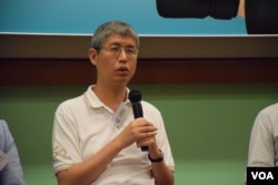 香港中文大學政治與行政學系副教授馬嶽。（美國之音湯惠芸攝）