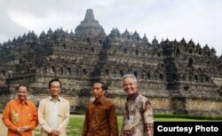 Dokumentasi tahun 2016 Jokowi di Borobudur yang melahirkan BOB. (Foto: Humas Kemenpar/dok).