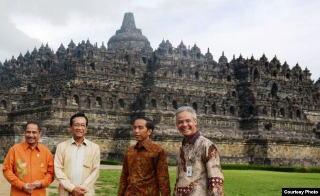 Dokumentasi tahun 2016 Jokowi di Borobudur yang melahirkan BOB. (Foto: Humas Kemenpar/dok).
