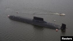 Ruska nuklearna podmornica u blizini Sankt Petersburga 2017.