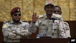 Le général Mohammed Hamdan Dagalo "Hemeidti", numéro 2 du Conseil militaire au pouvoir, Khartoum, le 16 juin 2019.