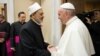 Le grand imam de l'influente institution sunnite Al-Azhar, Ahmad Al-Tayeb, a rencontré mardi à Rome le pape François au Vatican, 7 novembre 2017.
