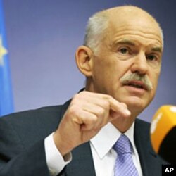 Le premier ministre grec George Papandreou