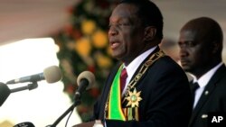 UMongameli Emmerson Mnangagwa.