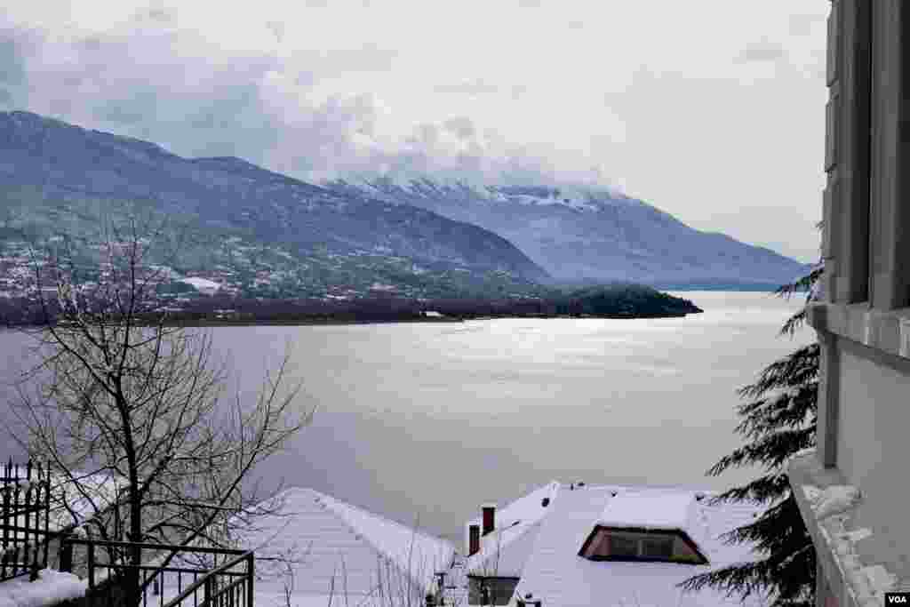 Ohrid under snow