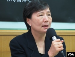 台灣前行政院副院長 葉菊蘭(美國之音張永泰拍攝)