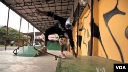 A group is using the sport of skateboarding to help at-risk children in Cambodia