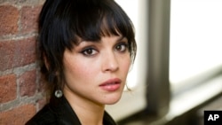 Norah Jones poses for a portrait in New York, April 9, 2012.