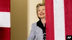 Ứng cử viên tổng thống của đảng Dân chủ Hillary Clinton tại một cuộc vận động tranh cử ở Pittsburgh, ngày 14/6/2016.