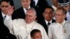 프란치스코 교황 필리핀 방문…대규모 환영 인파