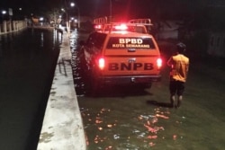 Banjir rob terjadi pada 10 April 2019 di Kecamatan Genuk, Kota Semarang. (Foto: BPBD Kota Semarang)