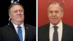 Ngoại trưởng Hoa Kỳ Mike Pompeo và Ngoại trưởng Nga Sergei Lavrov.