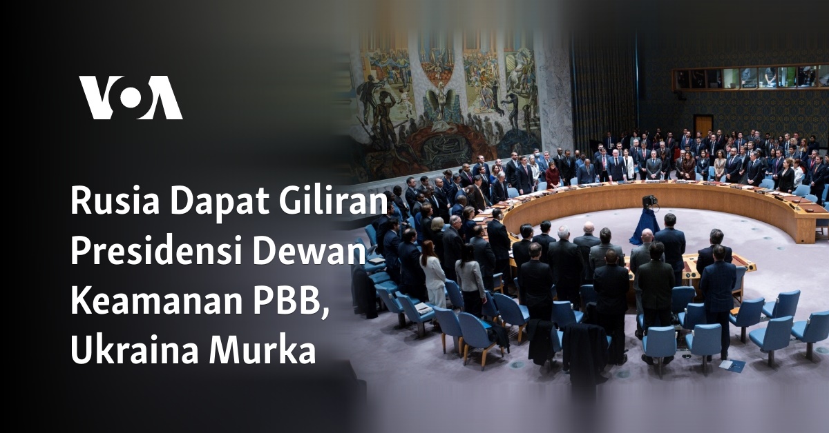 Rusia Dapat Giliran Presidensi Dewan Keamanan PBB, Ukraina Murka