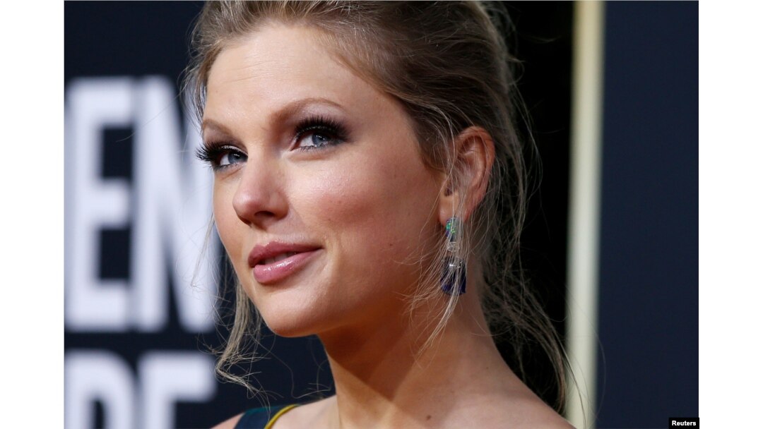 Taylor Swift di Beverly Hills, California, AS, 5 Januari 2020. (Foto: REUTERS/Mario Anzuoni)