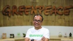Leonard Simanjuntak dari Greenpeace Indonesia.