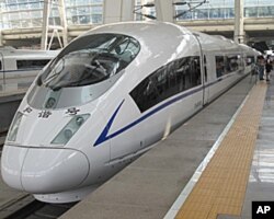 中国的高铁列车(资料照片)