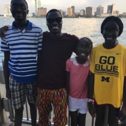 Richmond Danso (second from left) and members of his family (Courtesy photo)