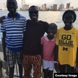 Richmond Danso (second from left) and members of his family (Courtesy photo)