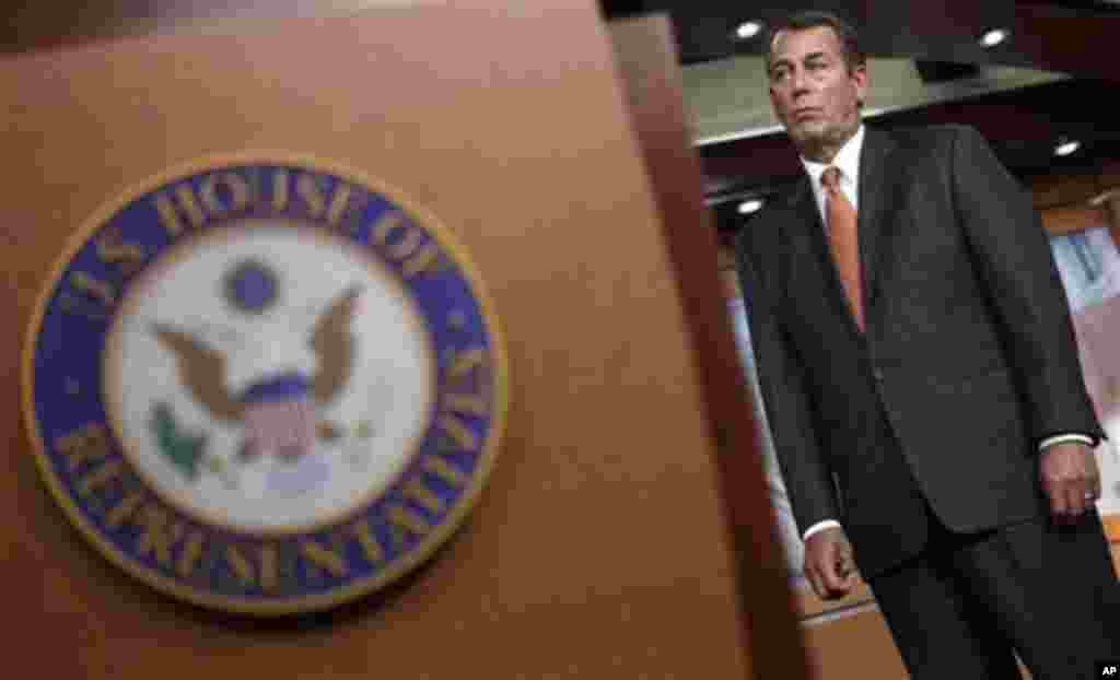 John Boehner na jihar Ohio, shugaban 'yan Republican na majalisar wakilan tarayya