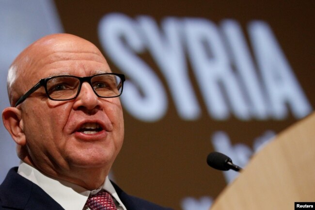 National security adviser H.R. McMaster speaks at the U.S. Holocaust Memorial Museum in Washington, March 15, 2018.