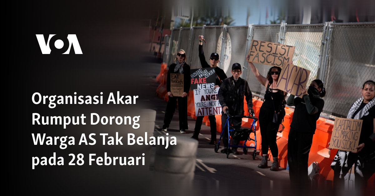 Organisasi Akar Rumput Dorong Warga AS Tak Belanja pada 28 Februari