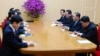 Seoul: North Korea's Kim Jong Un Meets with South Korean Officials 