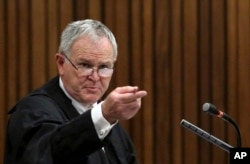 FILE - Defense lawyer Barry Roux, Oct. 16, 2014.