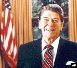 Le président Ronald Reagan