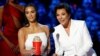 Reality stars Kim Kardashian (L) and Kris Jenner accept the award for Best Reality Series or Franchise 