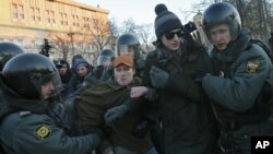 Задержание активистов оппозиции.Москва, 15 декабря 2012г.