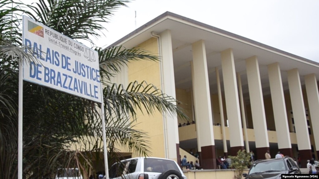 Le Palais de justice de Brazzaville. (Ngouela Ngoussou/VOA)