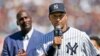 Despiden a Jeter en estadio de los Yankee